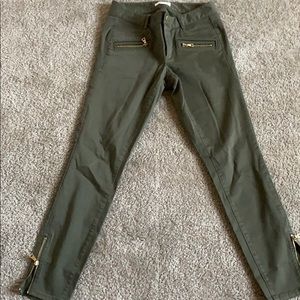 Green loft pants